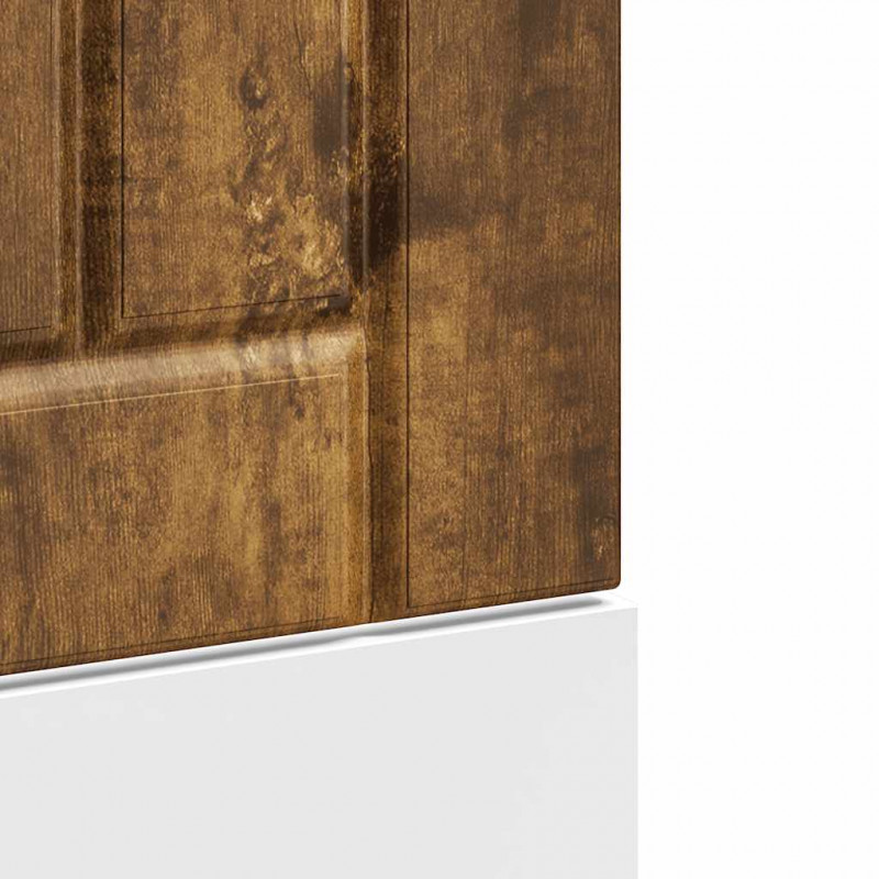 Panel do zmywarki Lucca przydymiony dąb materiał drewnopochodny
