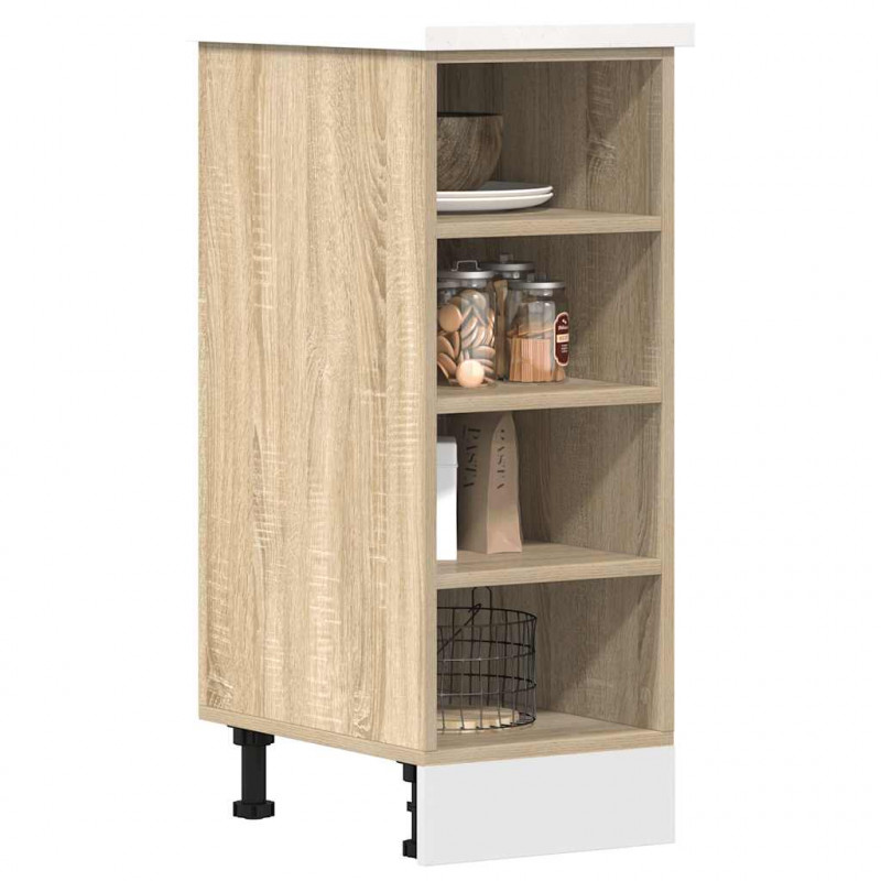 Dolna szafka "Riga" Sonoma Oak 30x44,5x81,5 cm Drewno klejone