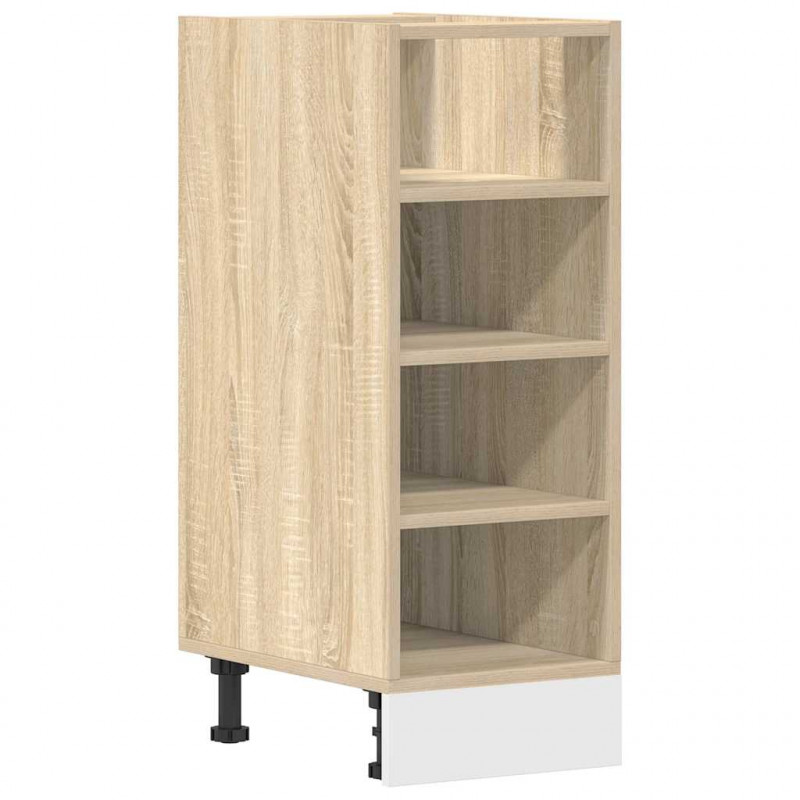 Dolna szafka "Riga" Sonoma Oak 30x44,5x81,5 cm Drewno klejone