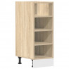 Dolna szafka "Riga" Sonoma Oak 30x44,5x81,5 cm Drewno klejone
