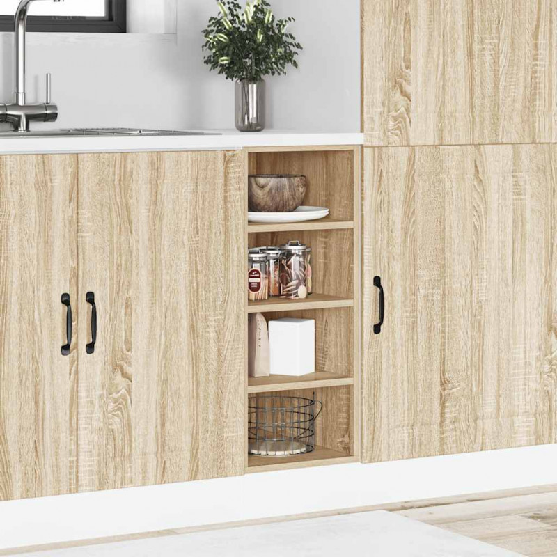 Dolna szafka "Riga" Sonoma Oak 30x44,5x81,5 cm Drewno klejone