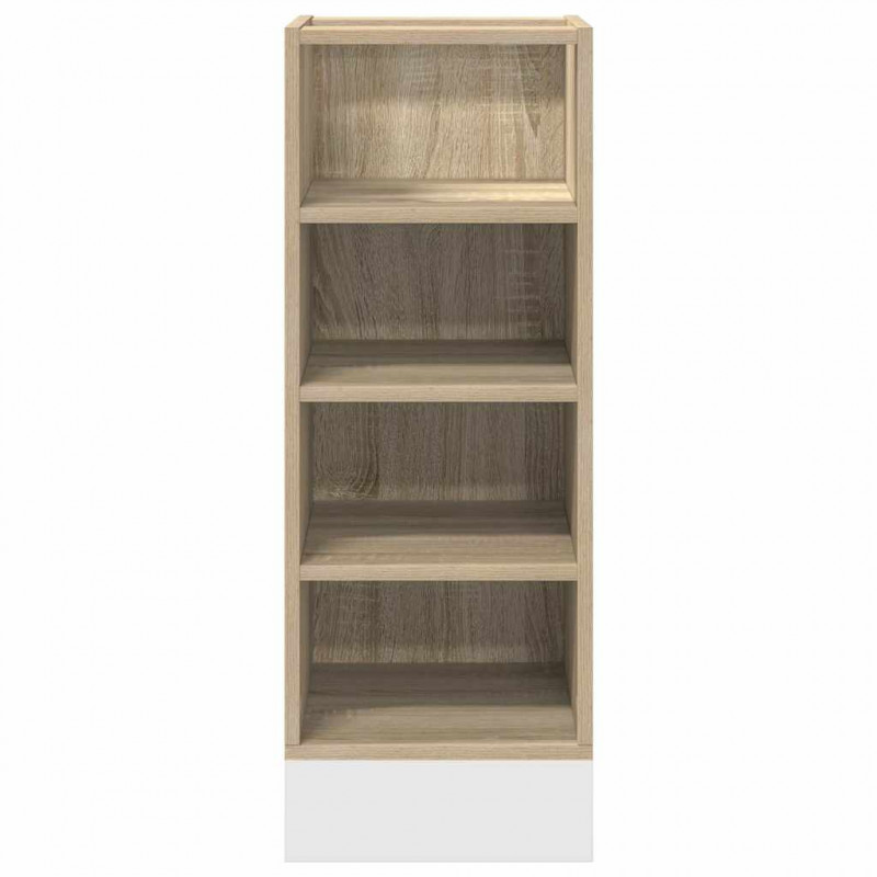 Dolna szafka "Riga" Sonoma Oak 30x44,5x81,5 cm Drewno klejone