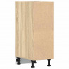 Dolna szafka "Riga" Sonoma Oak 30x44,5x81,5 cm Drewno klejone
