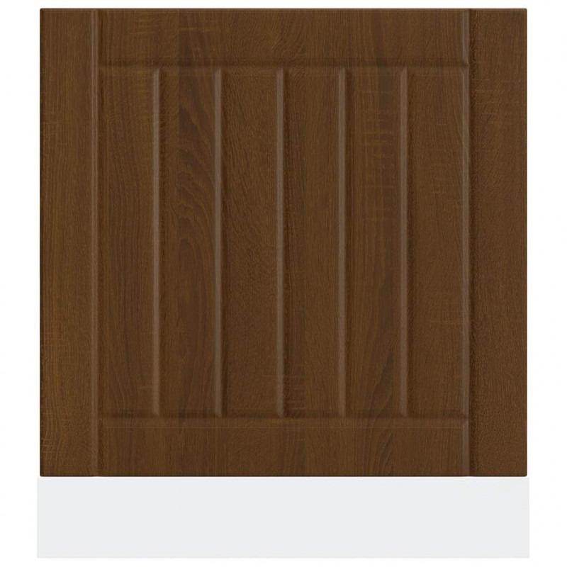 Panel do zmywarki, Lucca, brązowy dab, materiał drewnopochodny