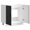 Szafka pod zlewozmywak, Porto, czarna, 80x46x81,5 cm