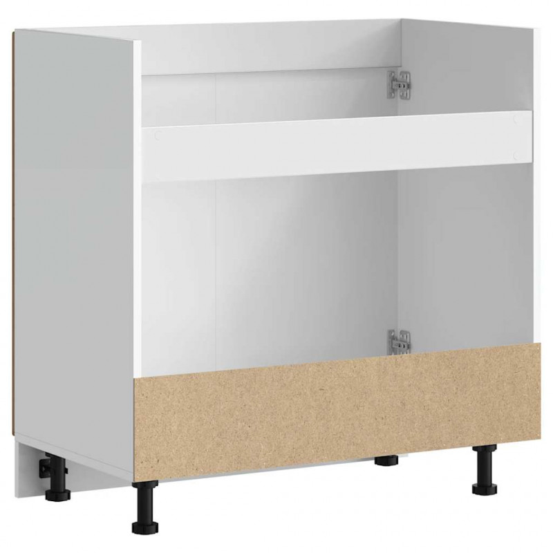 Szafka pod zlewozmywak, Porto, stare drewno, 80x46x81,5 cm