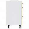 Szafka kuchenna dolna „Lucca” Dąb rzemieślniczy Drewno klejone