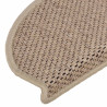 Samoprzylepne nakładki na schody, 15 szt., 65x21x4 cm, piaskowe