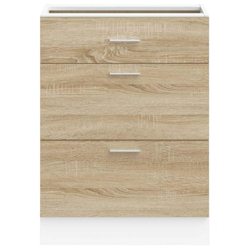 Szafka kuchenna dolna "Lyon" Sonoma Oak Drewno klejone