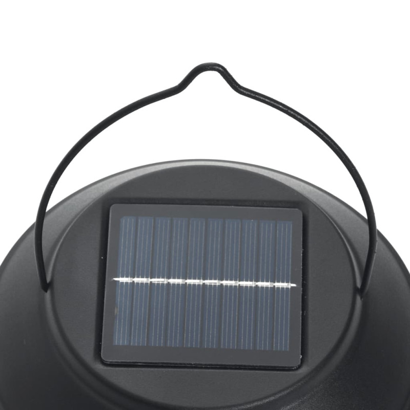Ogrodowe kinkiety solarne, 4 szt., migocące, ciepłe białe