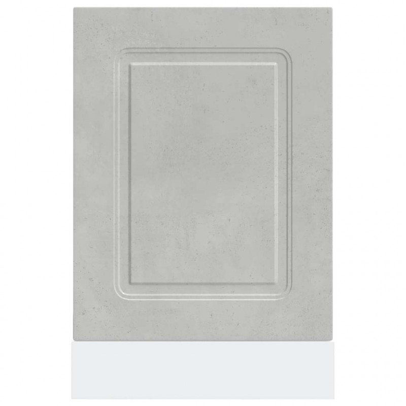 Panel do zmywarki, Kalmar, szarość betonu, 45x1,5x67 cm