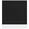 Panel do zmywarki, Kalmar, czarny, 60x1,5x67 cm