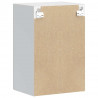 Szafka ścienna kuchenna ze szklanymi drzwiami, Porto, biała