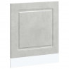 Panel do zmywarki, Kalmar, szarość betonu, 60x1,5x67 cm