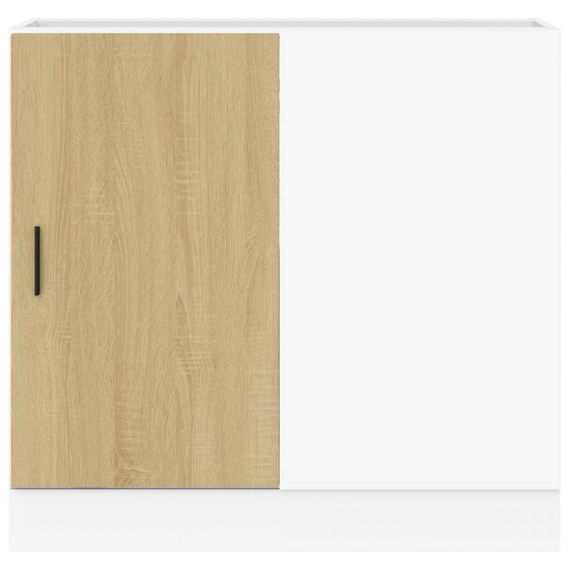 Szafka dolna zlewu "Lyon" Sonoma Oak Drewno klejone