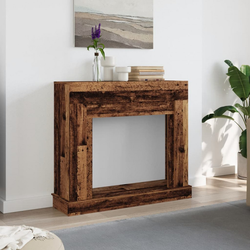 Obudowa kominka, stare drewno, 100x30x87,5 cm