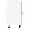 Szafka kuchenna dolna, Kalmar, szarość betonu