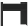 Stolik konsolowy, czarny, 100x35x90 cm, materiał drewnopochodny