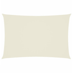 Prostokątny żagiel ogrodowy z tkaniny oxford, 2x4 m, kremowy