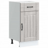 Szafka kuchenna dolna „Lucca” Szara Sonoma Drewno klejone