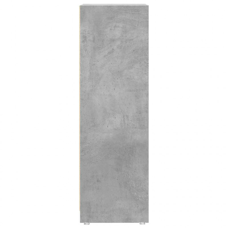 Szafka łazienkowa, szarość betonu, 30x30x95 cm, płyta wiórowa