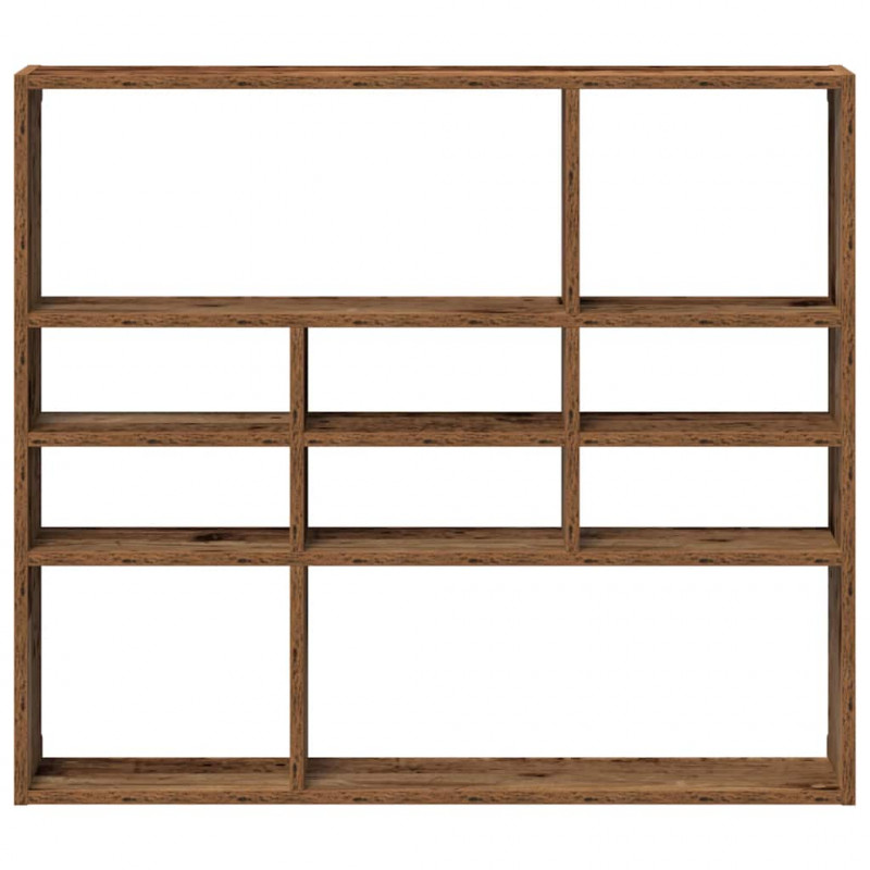 Półka ścienna, stare drewno 90x16x78 cm materiał drewnopochodny