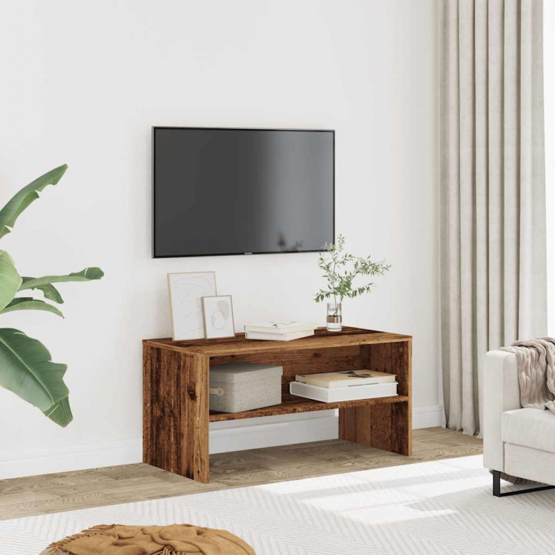 Szafka pod TV, stare drewno, materiał drewnopochodny