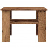 Stolik kawowy stare drewno 60x60x42 cm materiał drewnopochodny