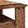 Stolik kawowy stare drewno 60x60x42 cm materiał drewnopochodny