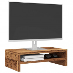 Podstawka pod monitor, stare drewno, 42x24x13 cm