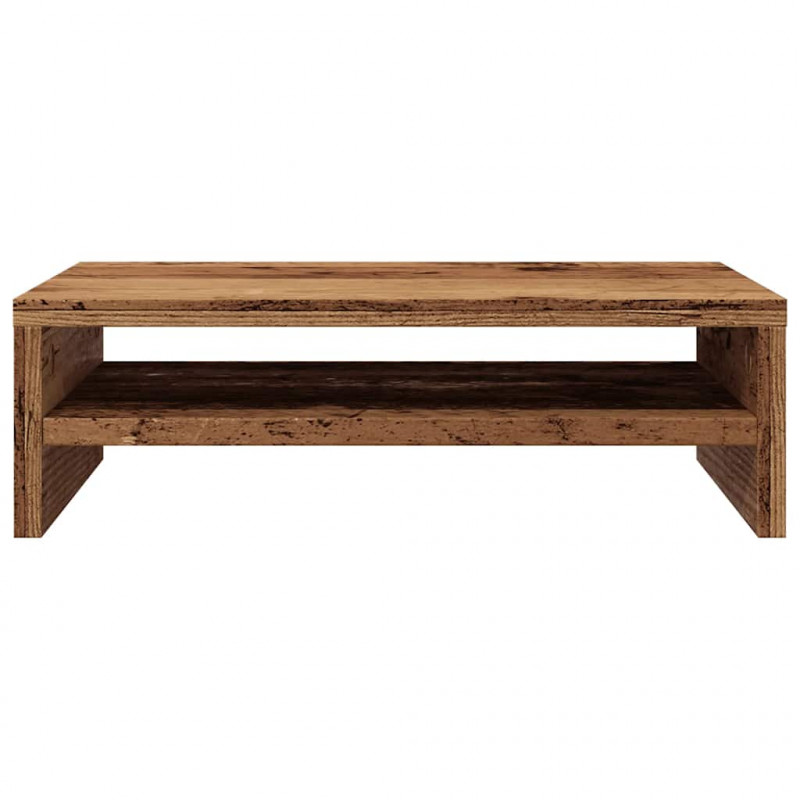 Podstawka pod monitor, stare drewno, 42x24x13 cm