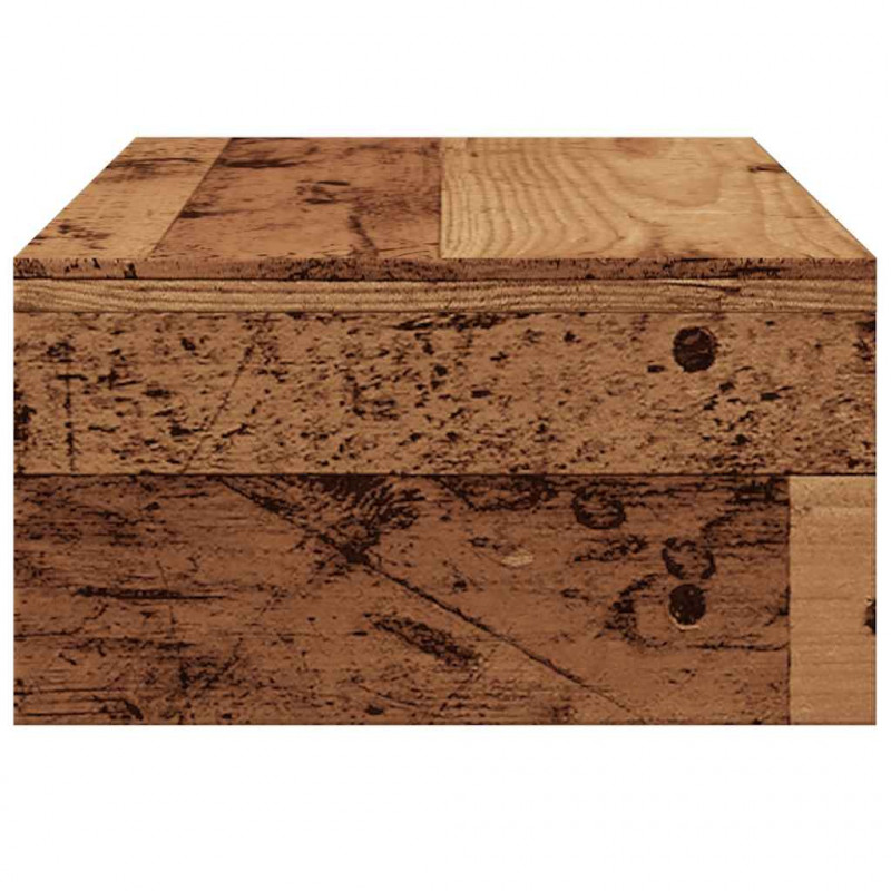 Podstawka pod monitor, stare drewno, 42x24x13 cm