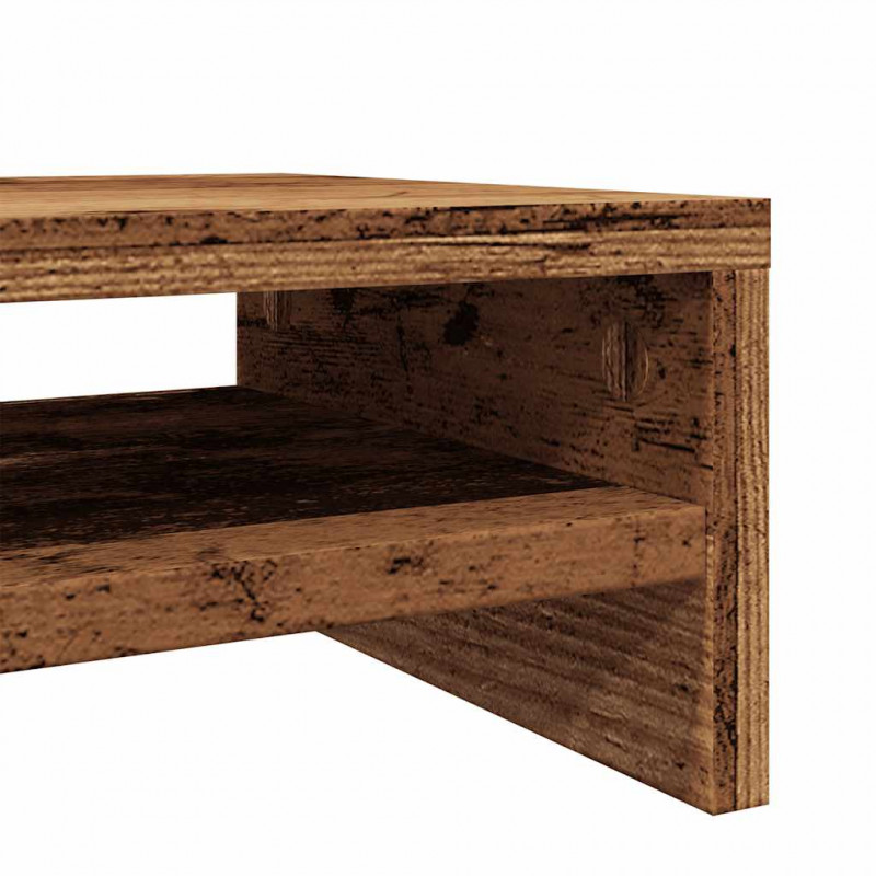 Podstawka pod monitor, stare drewno, 42x24x13 cm