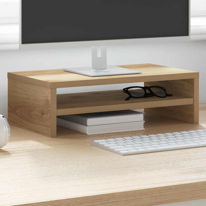 Podstawka pod monitor, dąb artisan, 42x24x13 cm