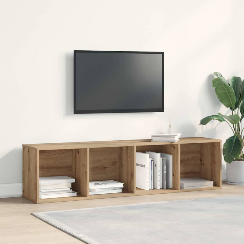 Regał na książki/Szafka pod TV, stare drewno, 36x30x143 cm
