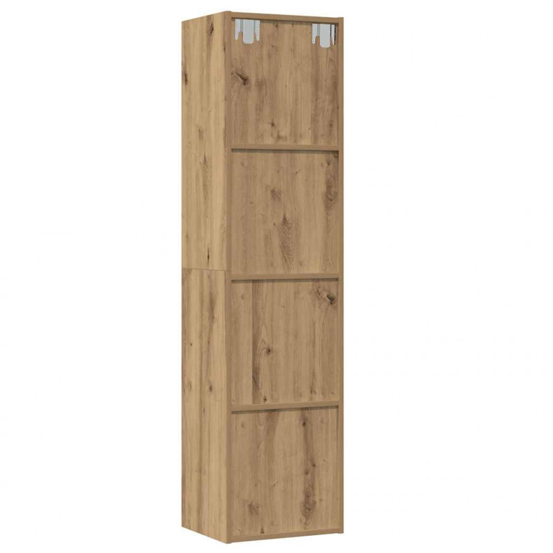 Regał na książki/Szafka pod TV, stare drewno, 36x30x143 cm