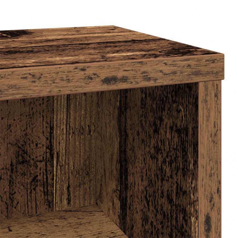 Szafka na CD, stare drewno, 21x20x88cm, materiał drewnopochodny