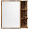 Szafka z lustrem, stare drewno, 62,5x20,5x64 cm