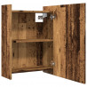 Szafka z lustrem, stare drewno, 62,5x20,5x64 cm