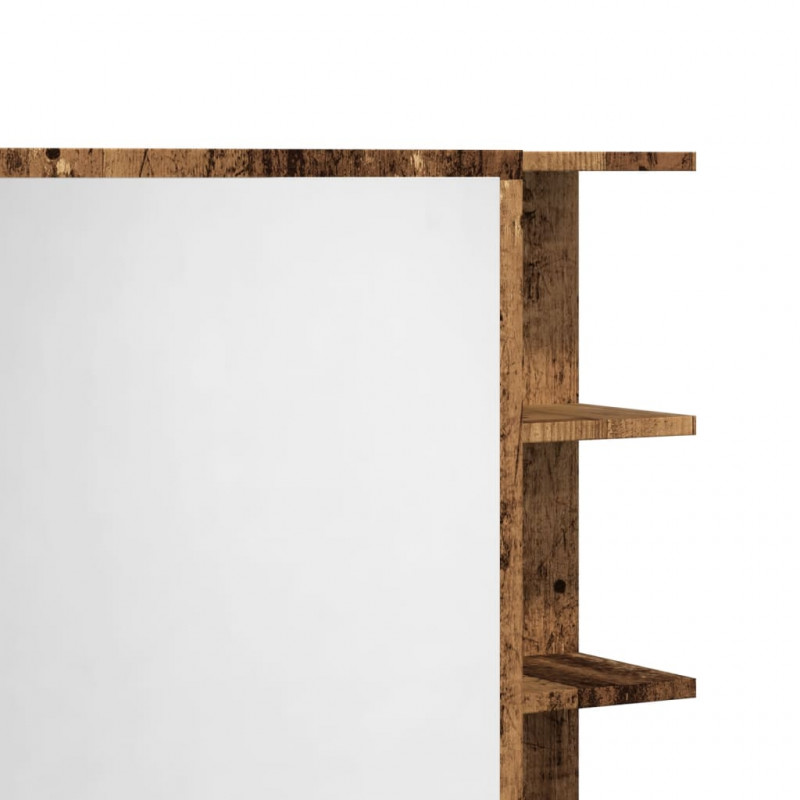 Szafka z lustrem, stare drewno, 62,5x20,5x64 cm