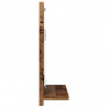Szafka łazienkowa z lustrem, stare drewno, 40x11x37 cm