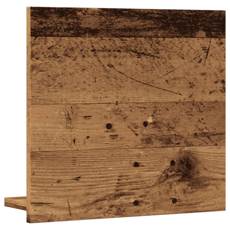 Szafka łazienkowa z lustrem, stare drewno, 40x11x37 cm