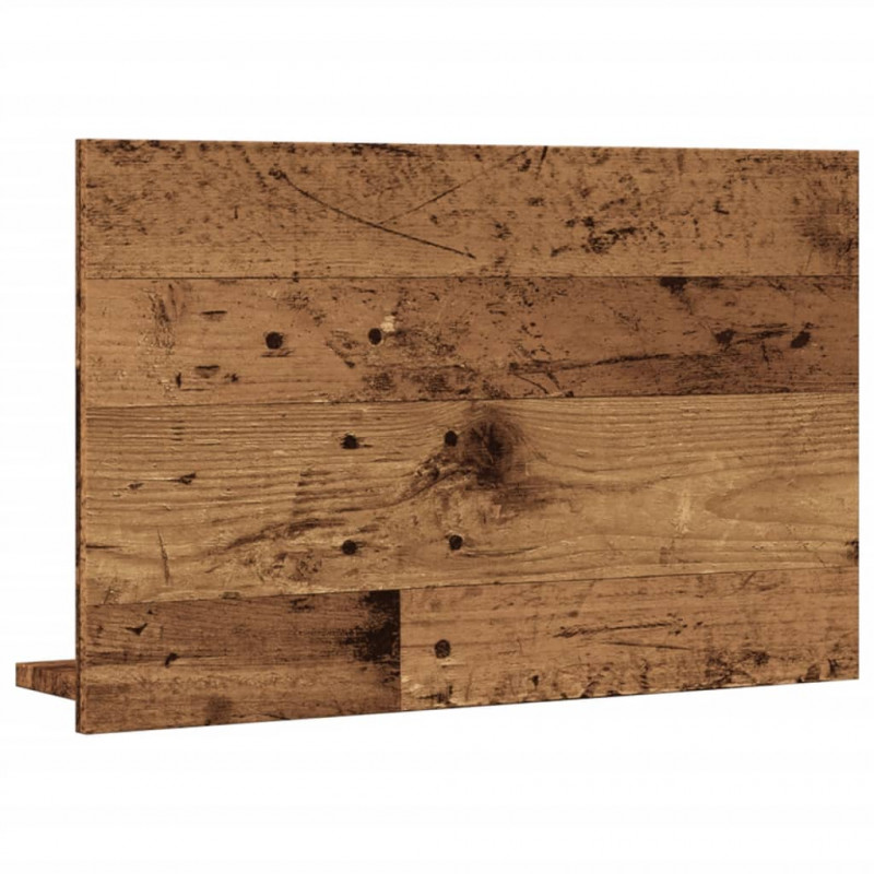 Szafka łazienkowa z lustrem, stare drewno, 60x11x37 cm