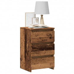 Szafka nocna, stare drewno, 40x35x62,5 cm