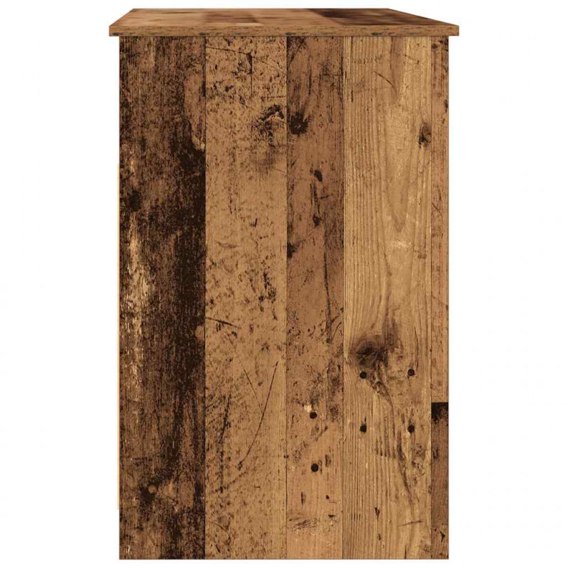 Biurko, stare drewno, 102x50x76 cm, materiał drewnopochodny
