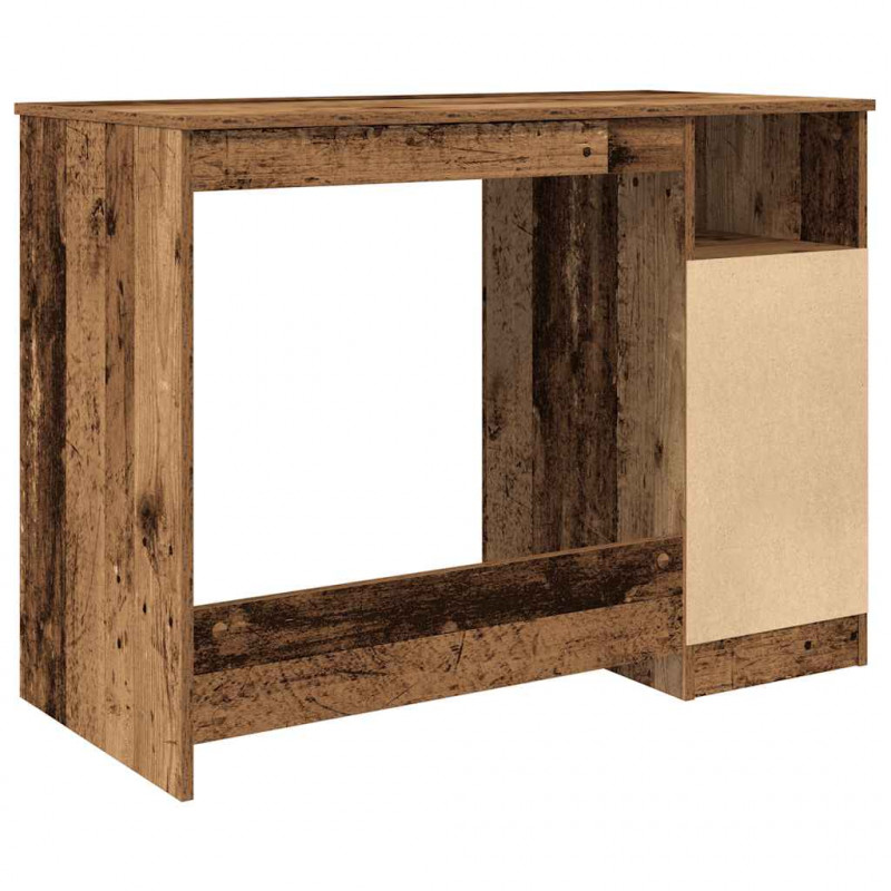 Biurko, stare drewno, 102x50x76 cm, materiał drewnopochodny