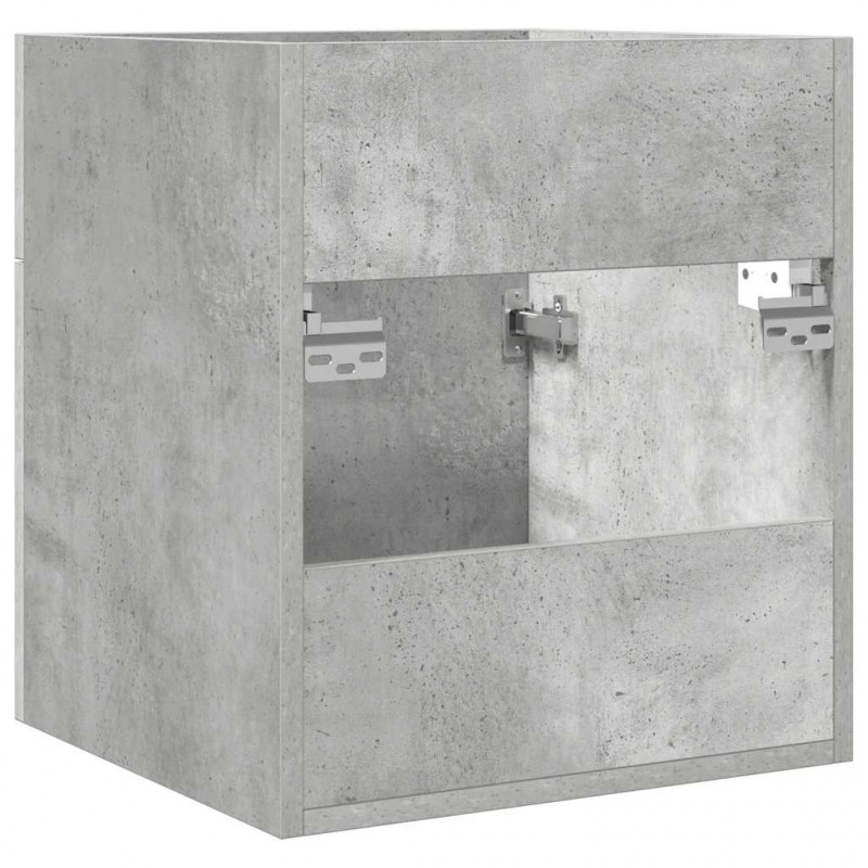 Szafka pod umywalkę, szarość betonu, 41x38,5x46 cm