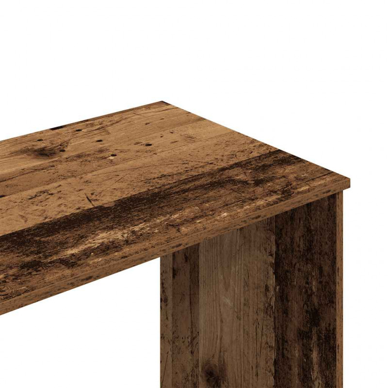 Biurko, stare drewno, 102x50x76 cm, materiał drewnopochodny