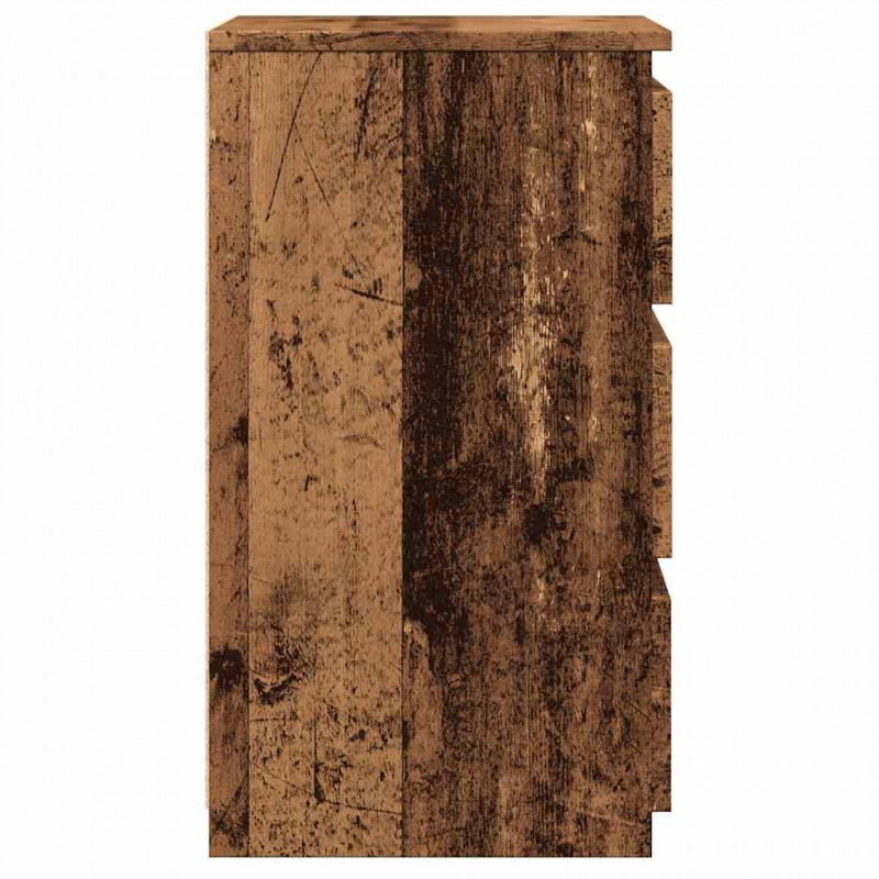 Szafka nocna, stare drewno, 40x35x62,5 cm