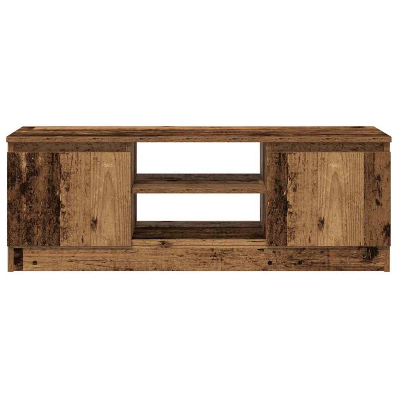 Szafka TV, stare drewno, 102x30x36 cm, materiał drewnopochodny